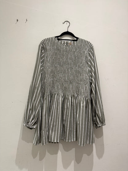 Jessie Stripes Smocked Top