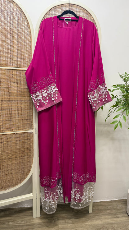 Elisya Lace 2-piece Abaya Dubai
