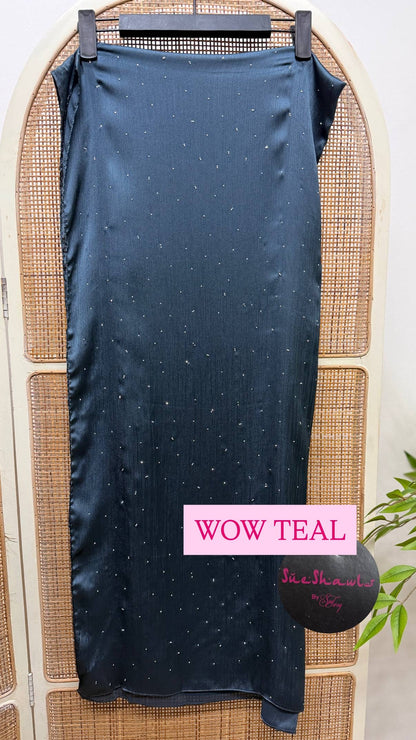 Wow shimmer shawl with small bling