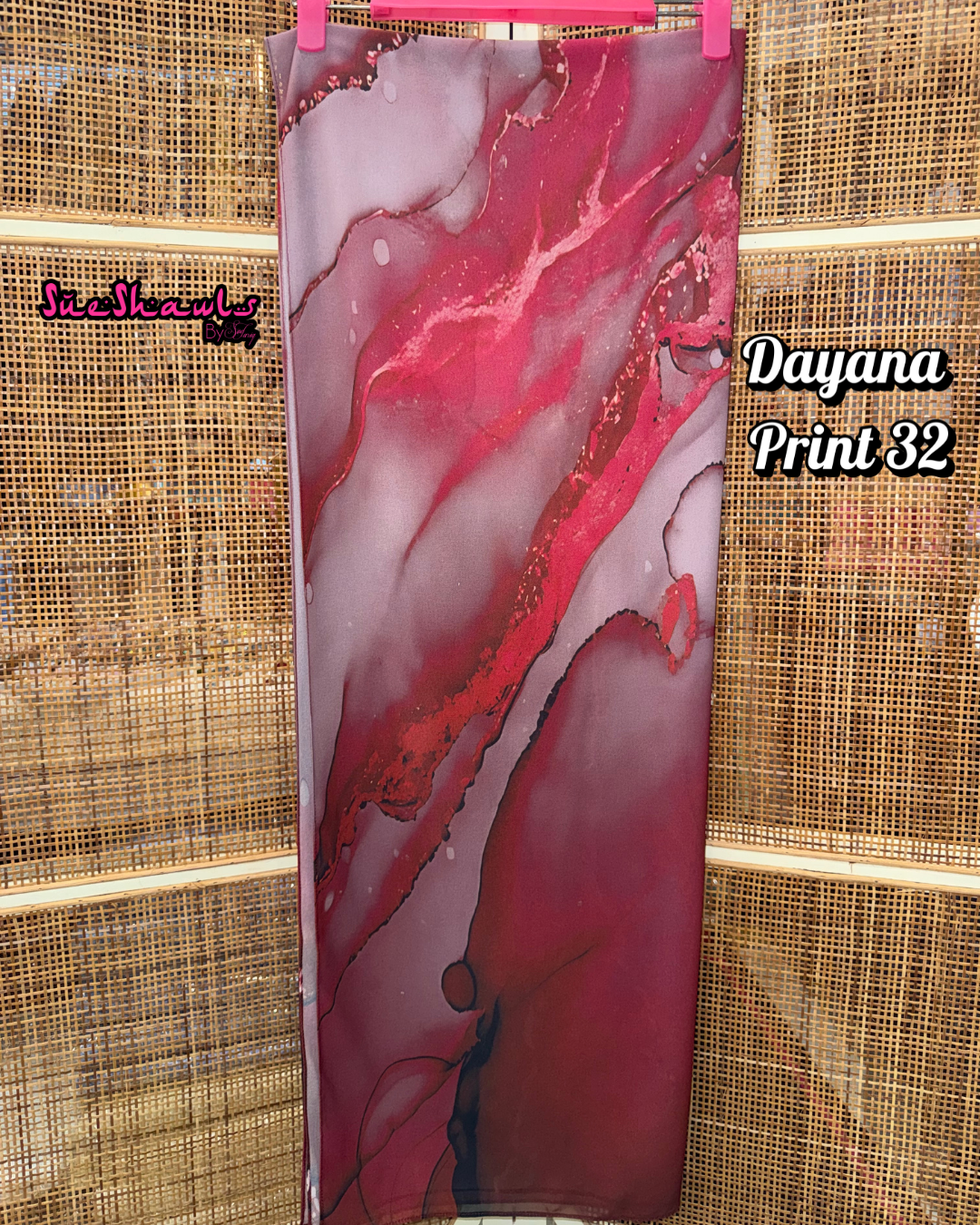 Dayana Printed 1.8M Shawl Premium Chiffon