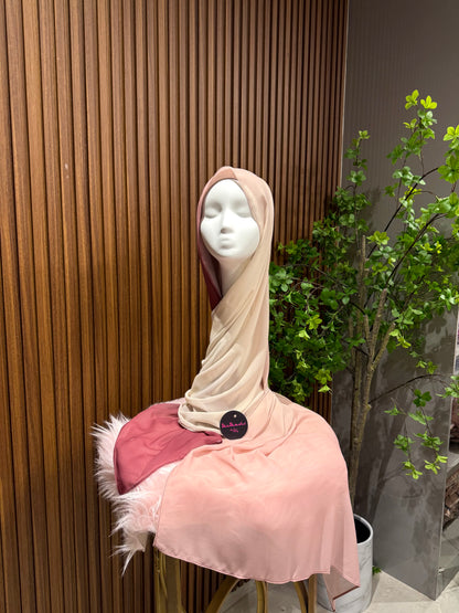 Premium chiffon Ombre Shawl