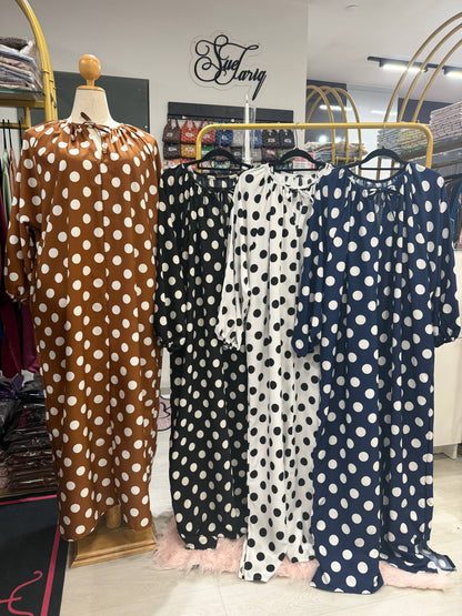 Eloise Polka Dot Raglan Dress