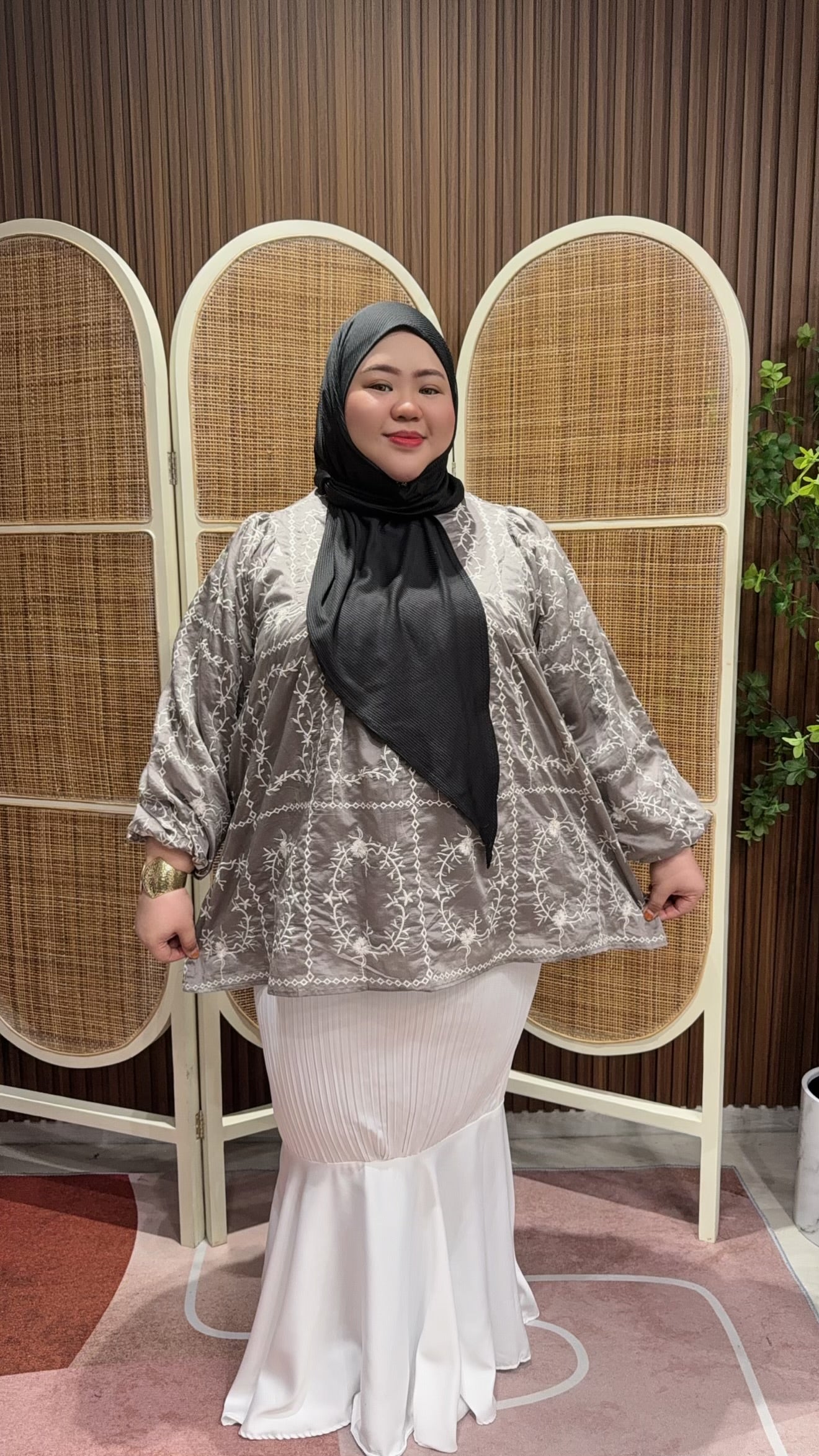 Agnes Premium Paper Silk Top With lining