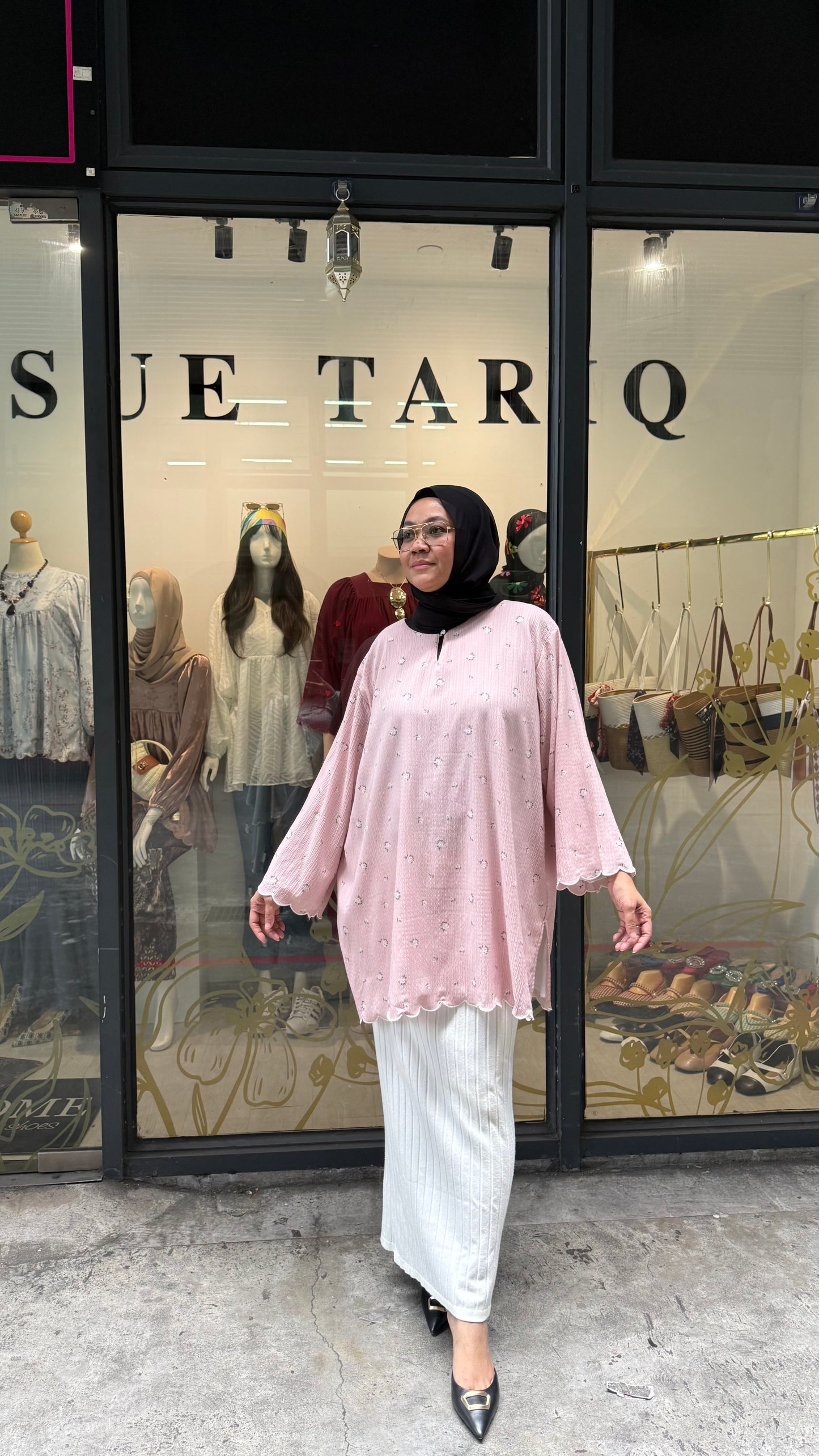 Naomi Printed Tunic Premium Crinkled