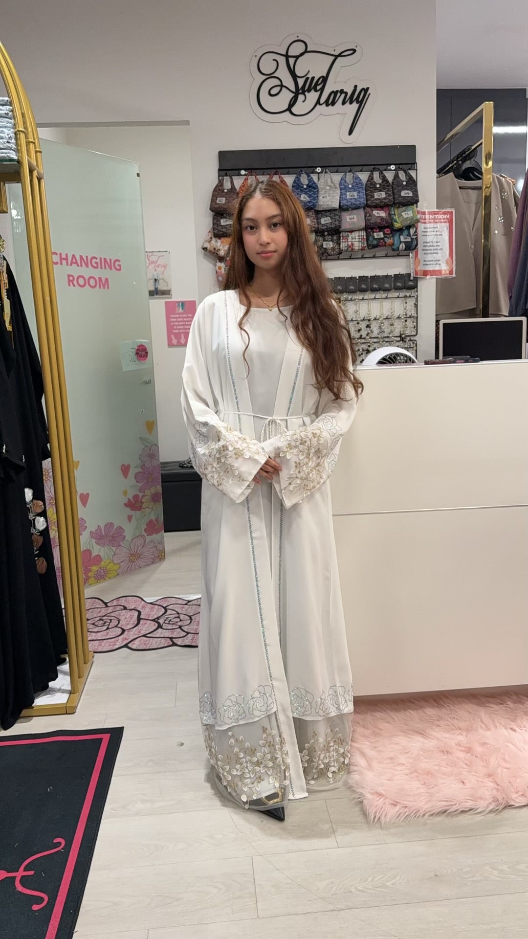 Elisya Lace 2-piece Abaya Dubai