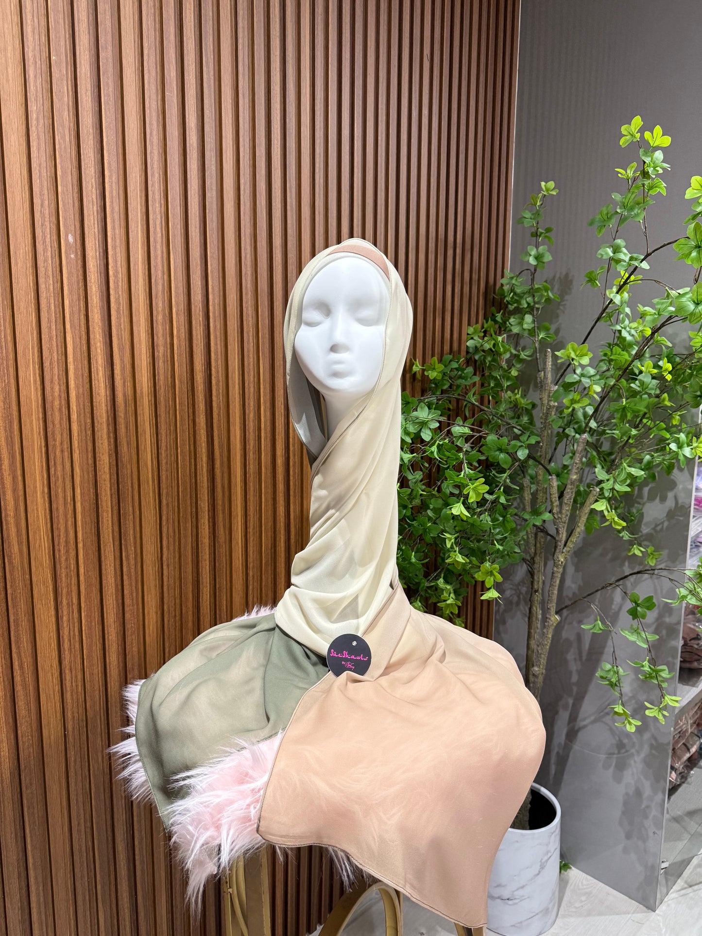 Premium chiffon Ombre Shawl