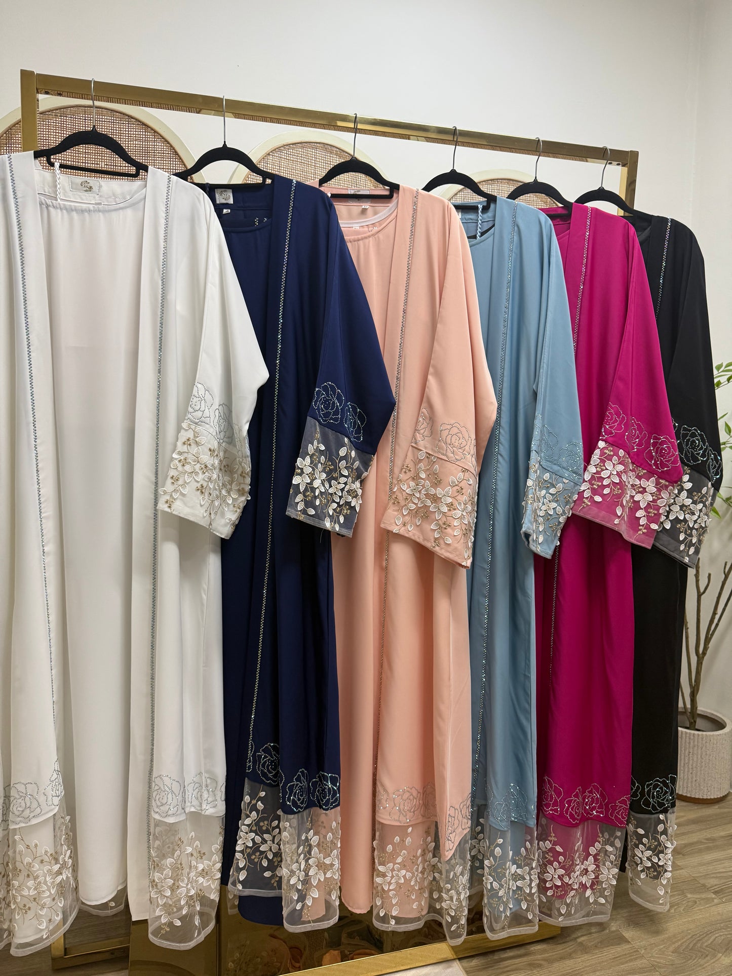 Elisya Lace 2-piece Abaya Dubai