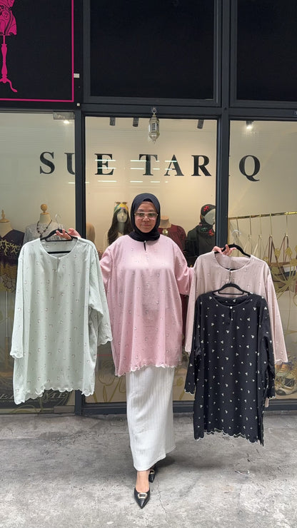 Naomi Printed Tunic Premium Crinkled