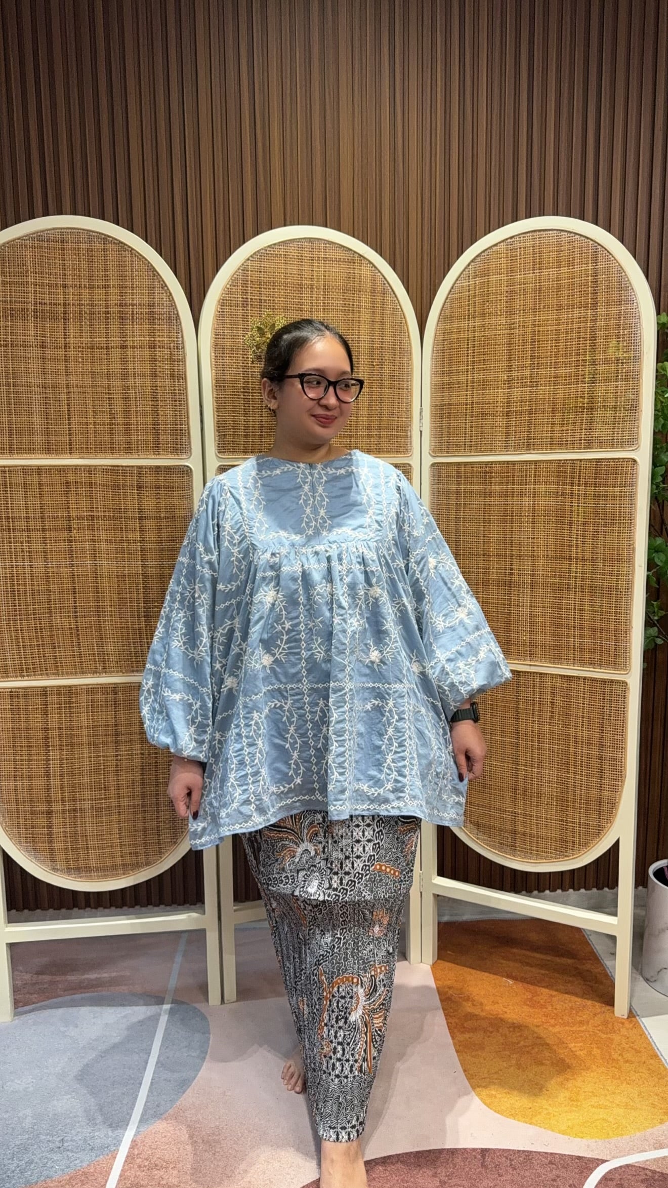 Agnes Premium Paper Silk Top With lining