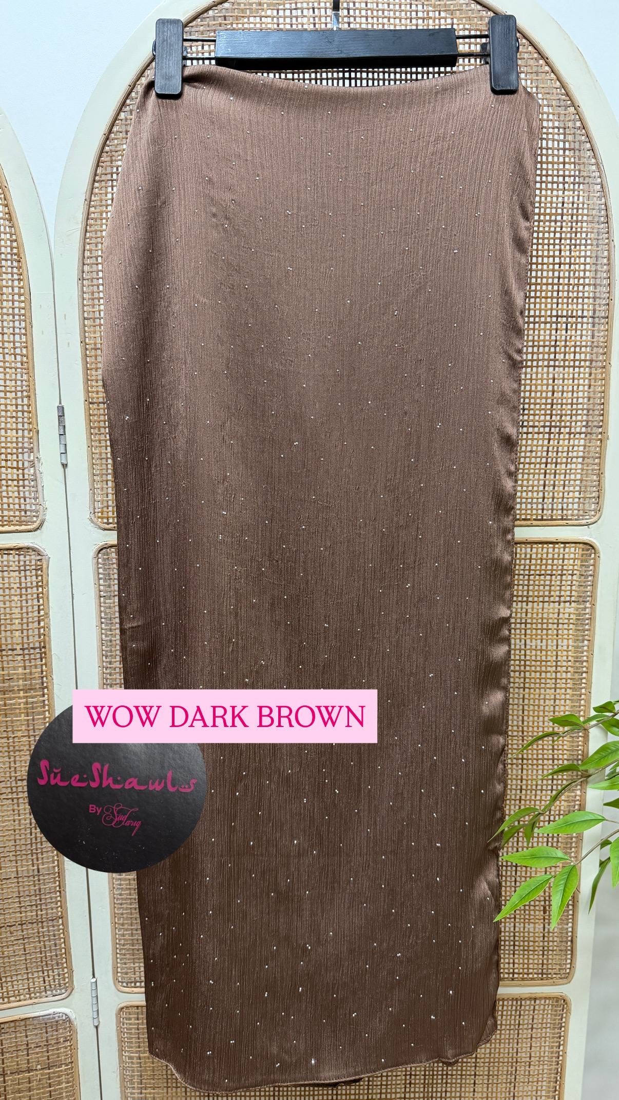 Wow shimmer shawl with small bling