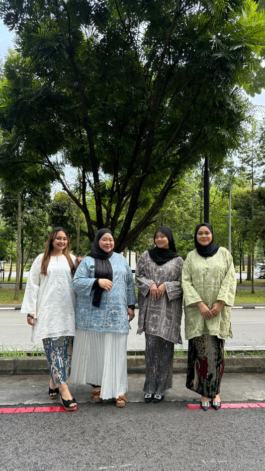 Soraya Tunic Premium Paper Silk With Lining