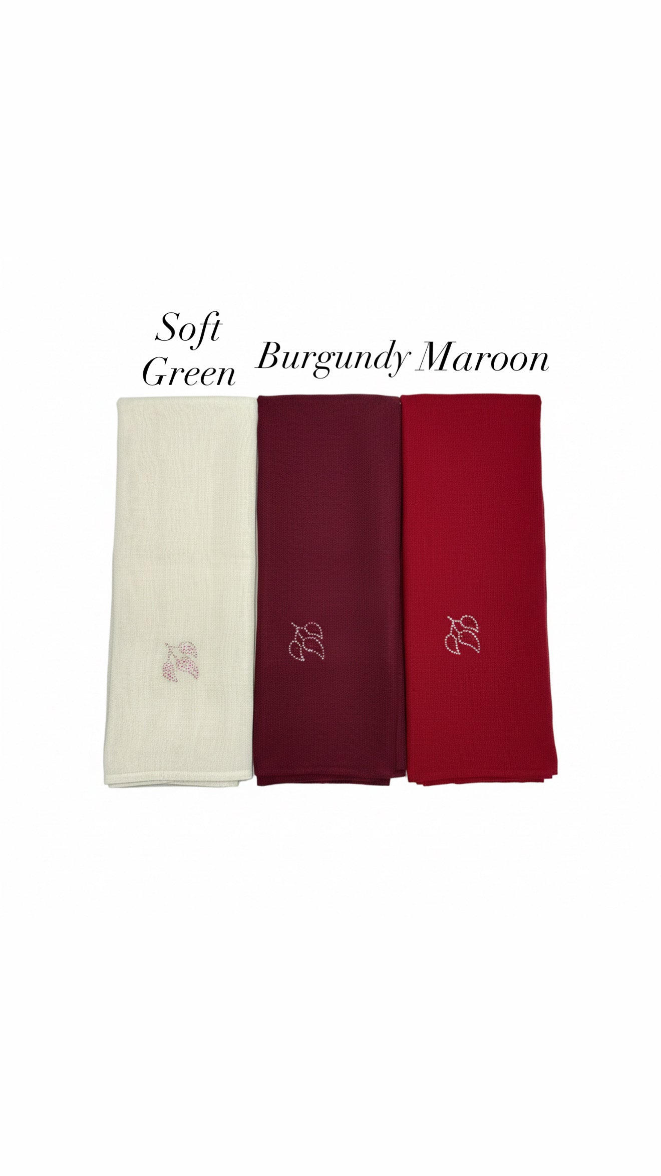 Fitri Bawal Bling Leaf Design