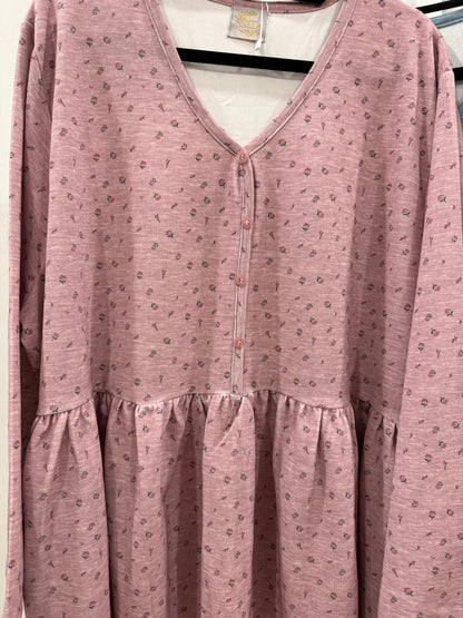 Ophelia Button Up Printed Flower Top