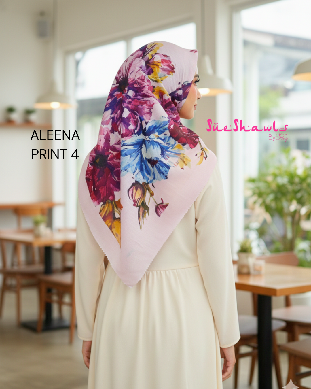 Aleena Premium cotton viole Printed Bawal