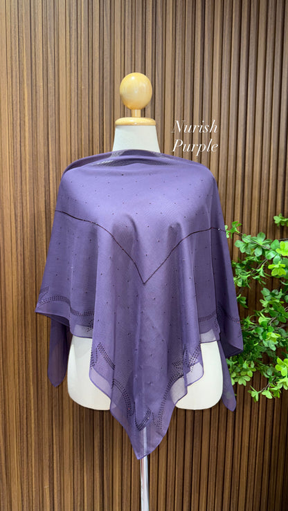 Nurish Bling Bawal Series Cotton Viole