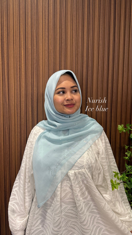 Nurish Bling Bawal Series Cotton Viole