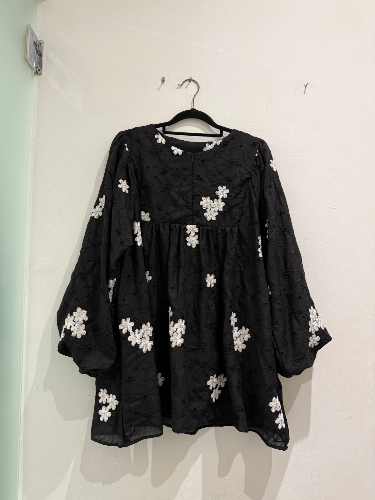 Zelora Cotton Eyelet Babydoll Top