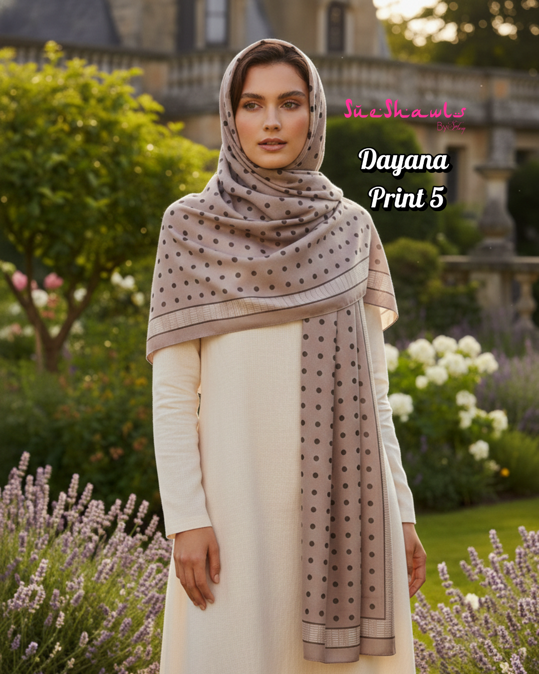 Dayana Printed 1.8M Shawl Premium Chiffon