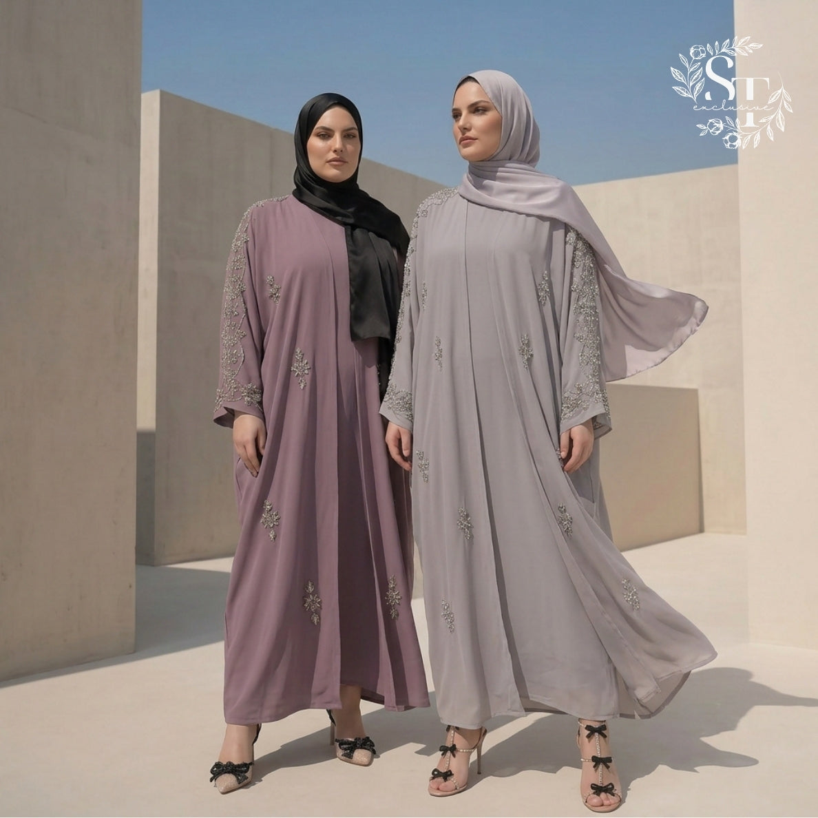 Abaya 2-piece Haya Bling