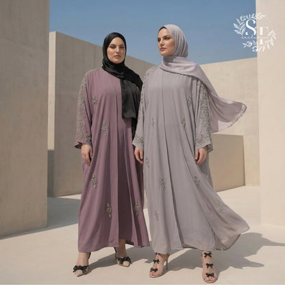 Abaya 2-piece Haya Bling