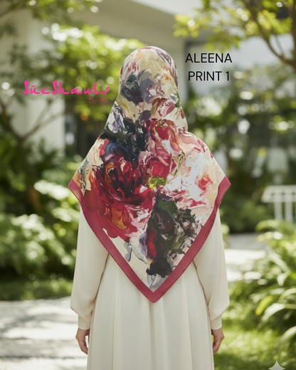 Aleena Premium cotton viole Printed Bawal