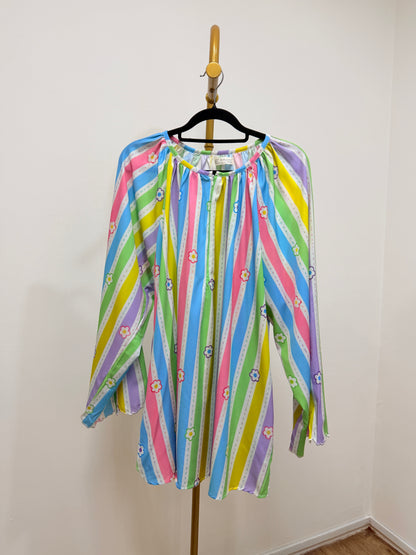 Beverly Printed Raglan Top