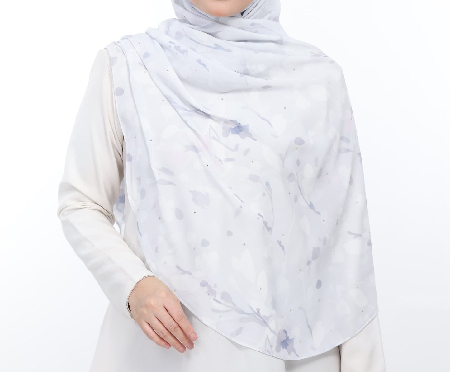 Marissa Premium Diamond Chiffon Shawl