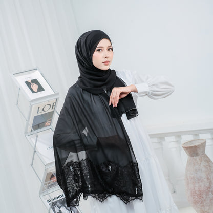 Aliyah Lace Instant Shawl