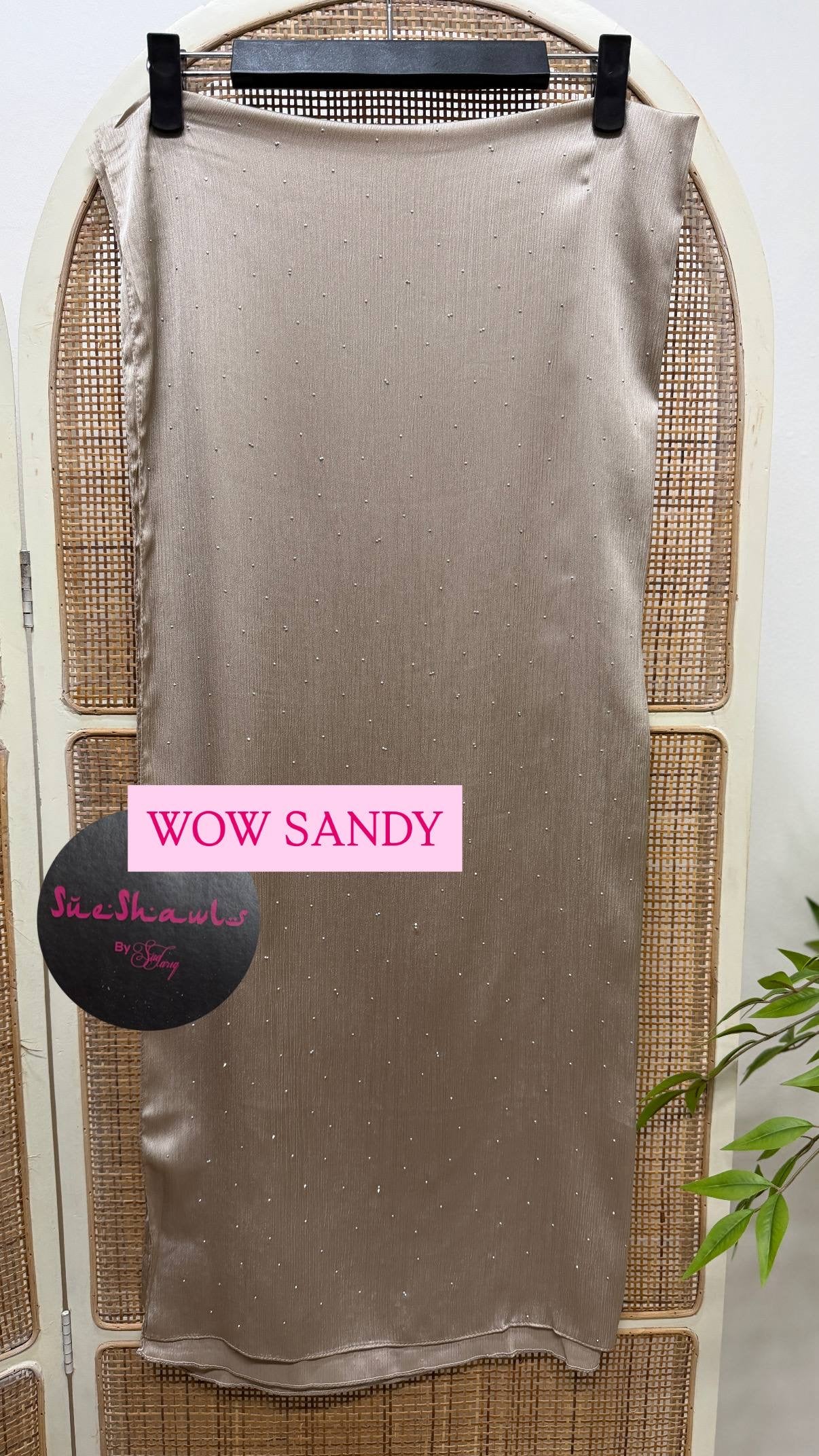 Wow shimmer shawl with small bling