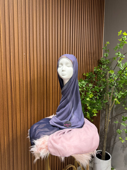Premium chiffon Ombre Shawl