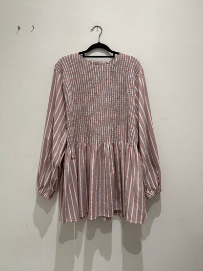 Jessie Stripes Smocked Top