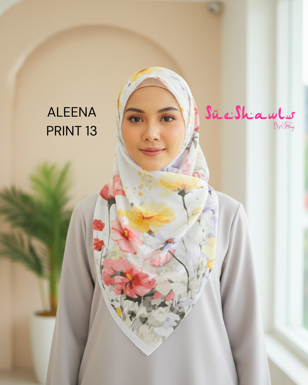 Aleena Premium cotton viole Printed Bawal