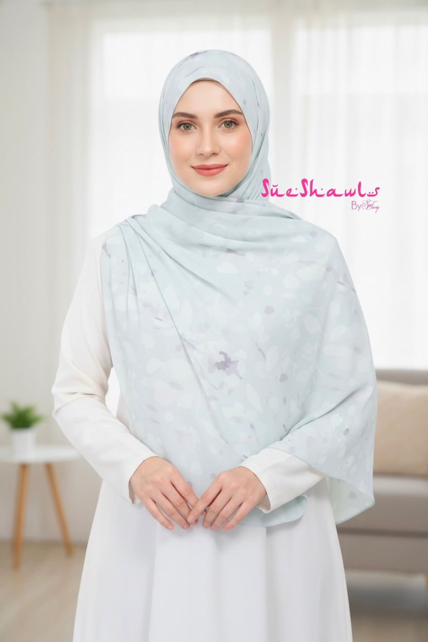 Marissa Premium Diamond Chiffon Shawl