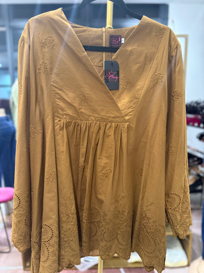 Natalia Eyelet Top