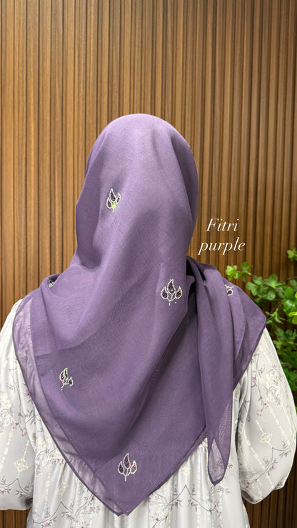 Fitri Bawal Bling Leaf Design