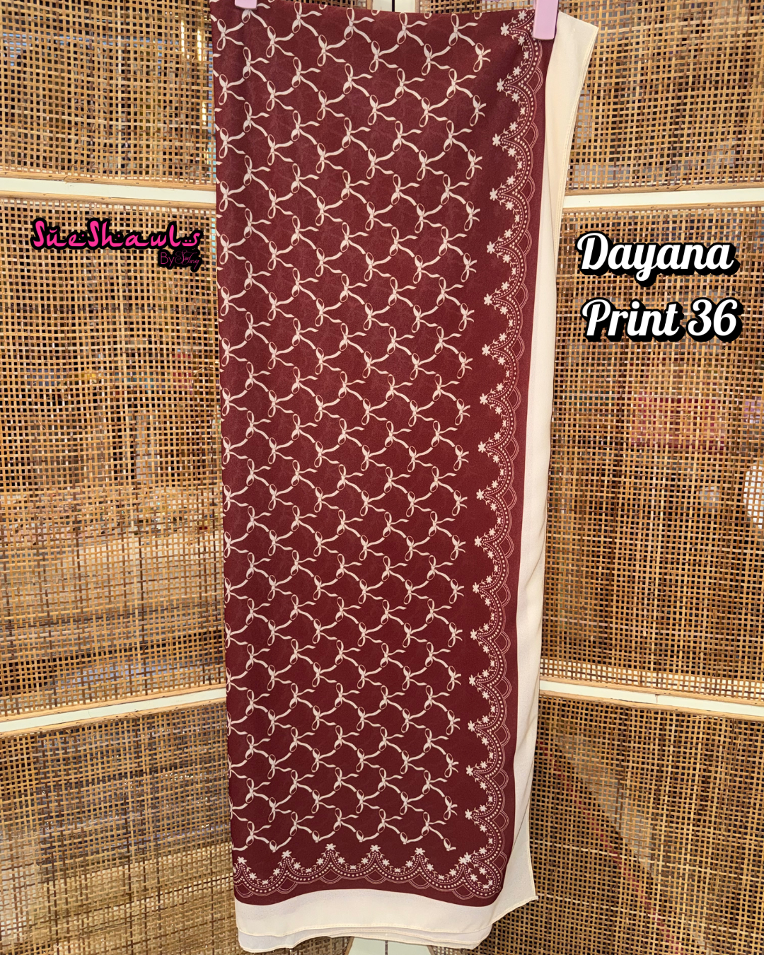 Dayana Printed 1.8M Shawl Premium Chiffon