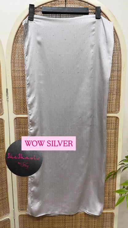 Wow shimmer shawl with small bling
