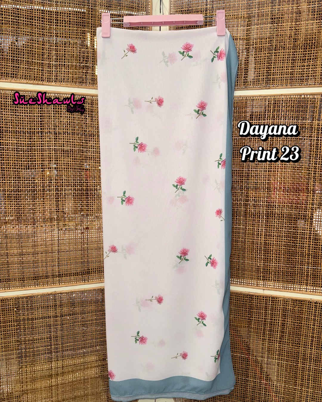 Dayana Printed 1.8M Shawl Premium Chiffon