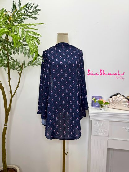 Luna Printed Tri-Bawal