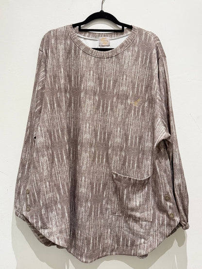 Natalie Batwing Top With Front Pocket