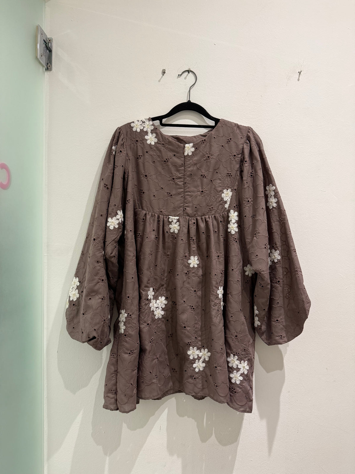 Zelora Cotton Eyelet Babydoll Top