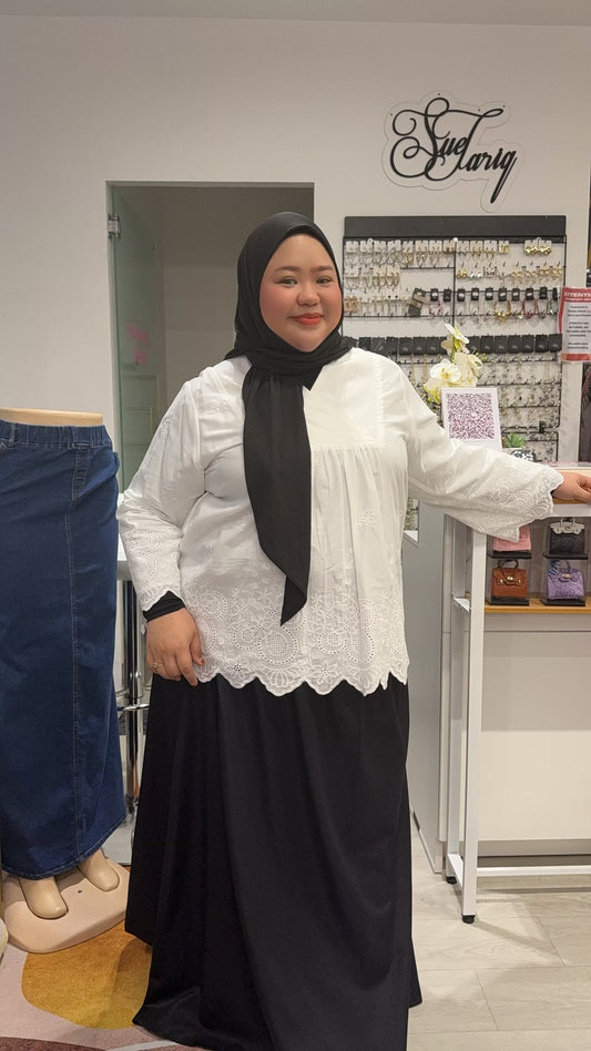 Natalia Eyelet Top