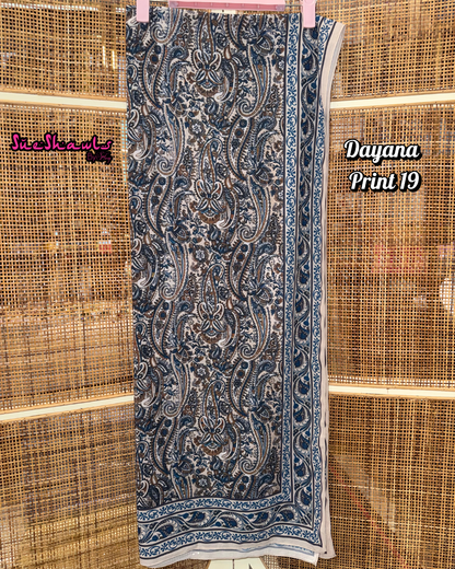Dayana Printed 1.8M Shawl Premium Chiffon