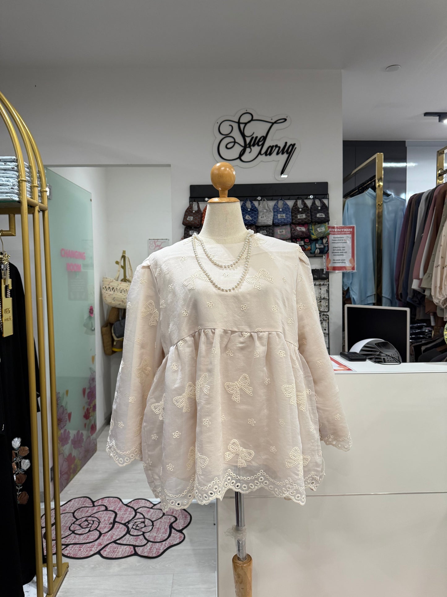 Maisara Babydoll Top Plus Size