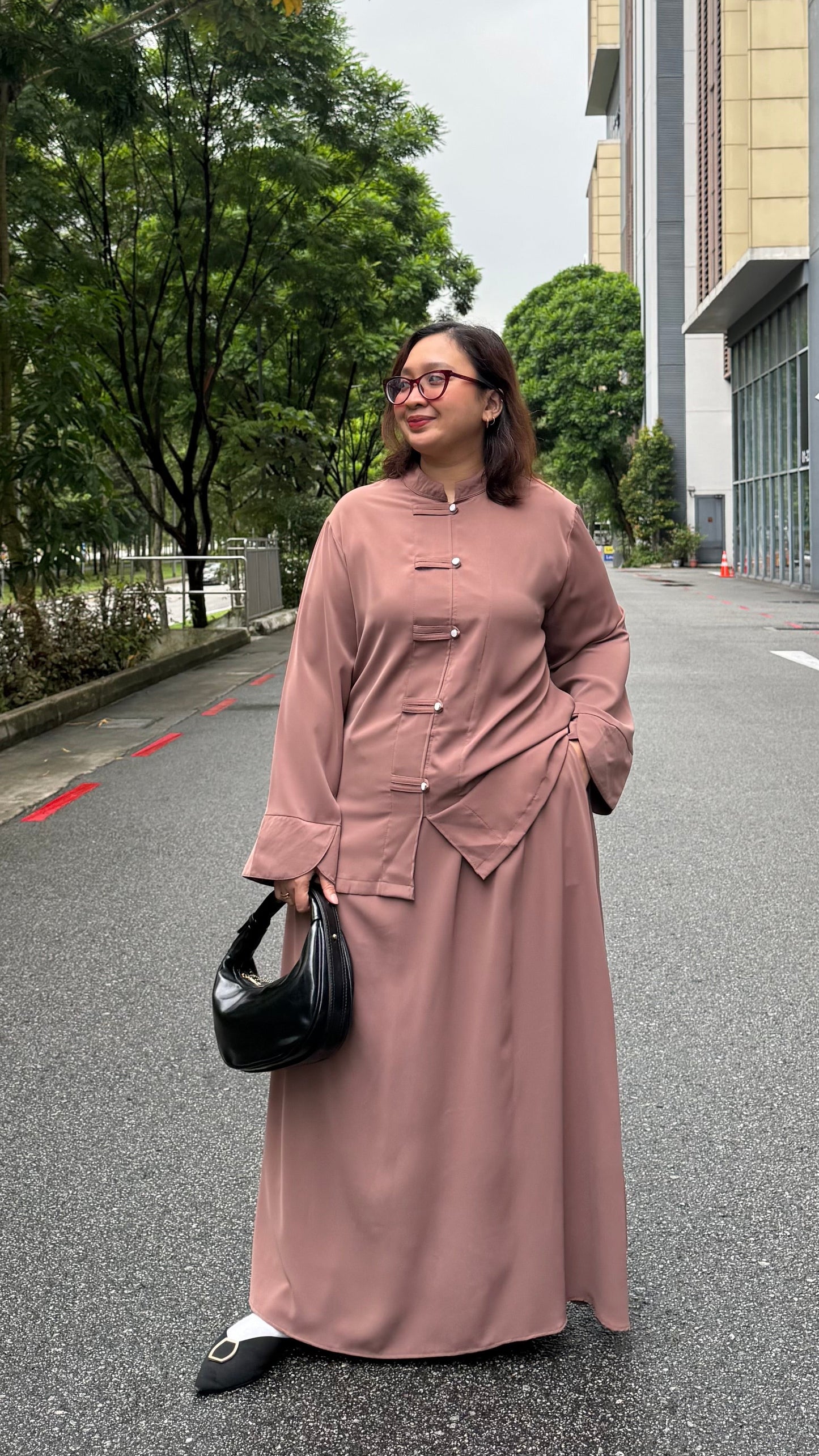 Yumi Cheongsam Barbara Silk Skirt Set