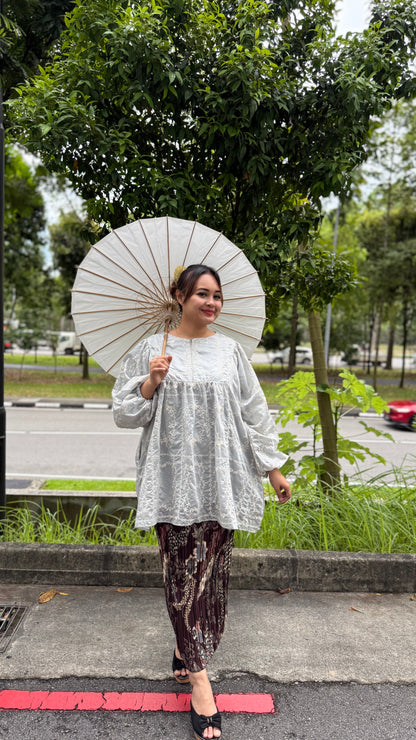 Agnes Premium Paper Silk Top With lining