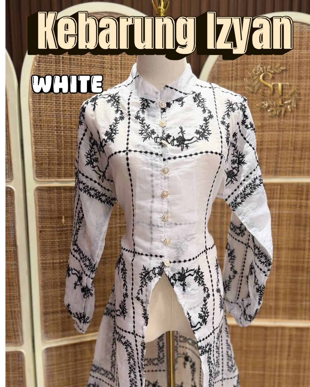 Kebarung Izyan Tie-back Top