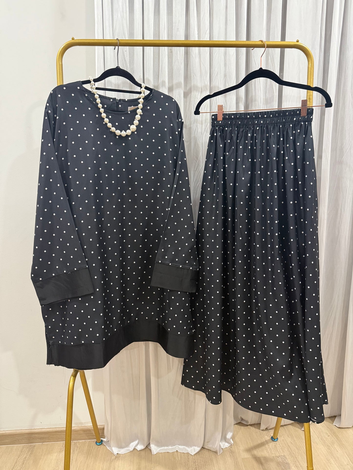 Gracie Polka Dot Skirt Set
