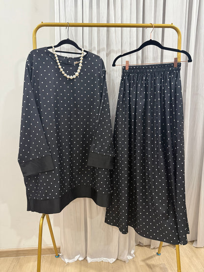 Gracie Polka Dot Skirt Set