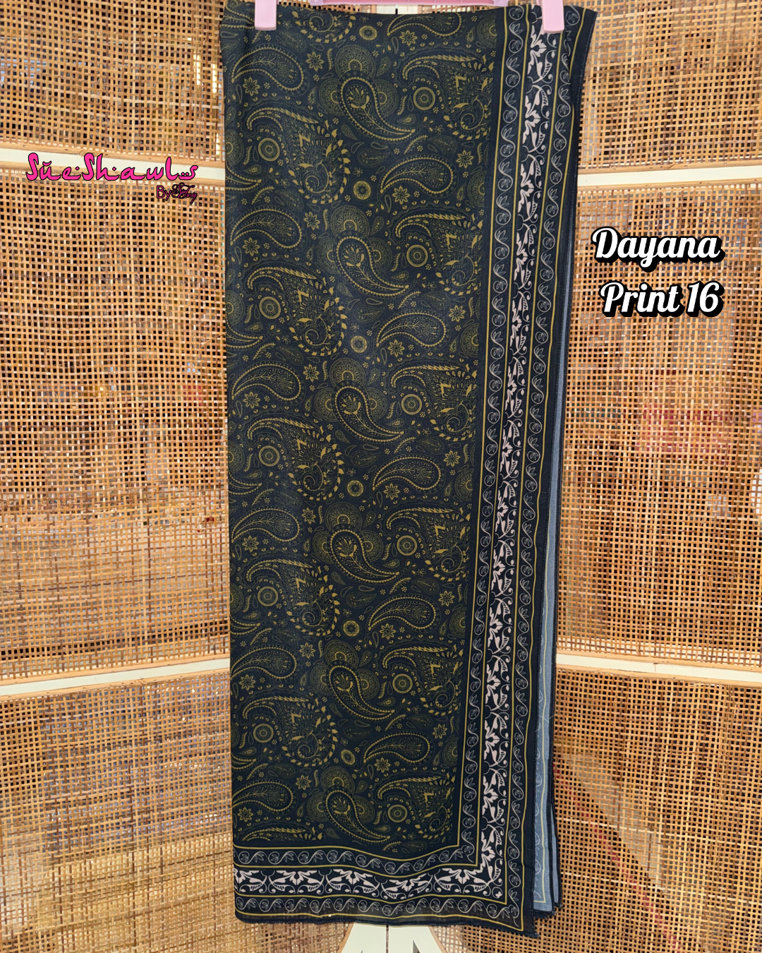 Dayana Printed 1.8M Shawl Premium Chiffon